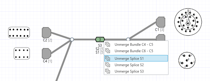 Unmerge and Reroute