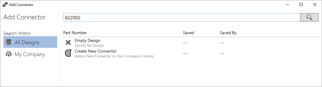 Shortcut to Create New Designs