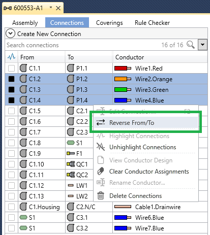 Quickly Reverse Connections