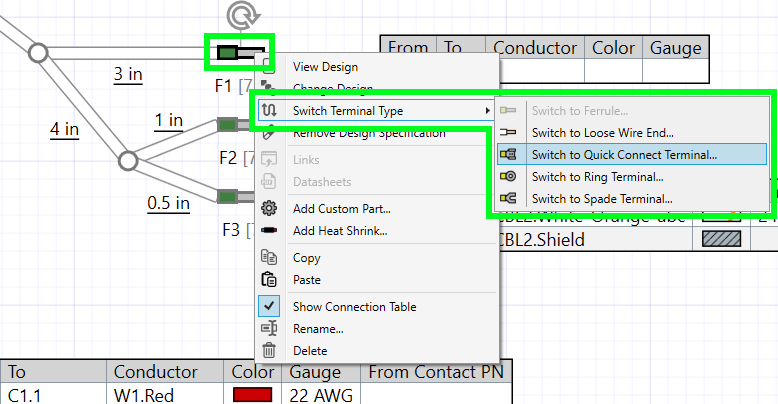 'Switch Terminal Type' added to Harnesses