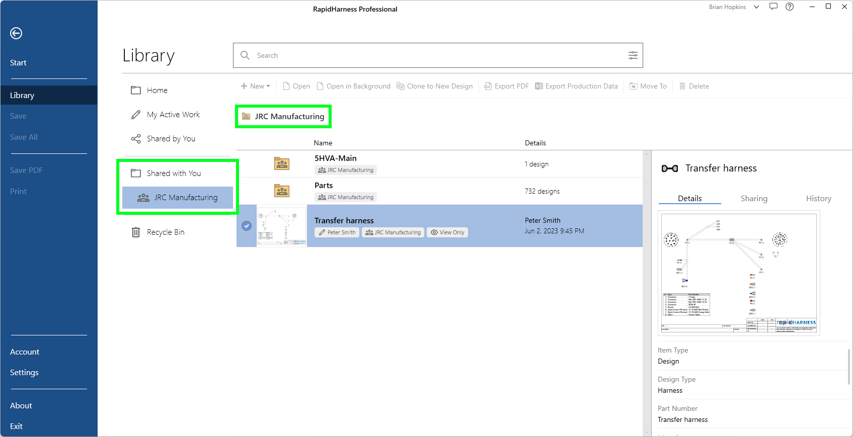 3. View Shared Designs