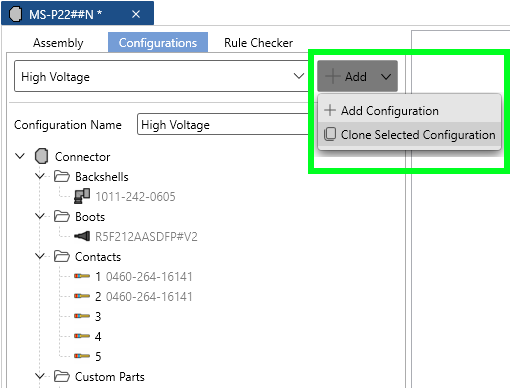 Design Configuration Enhancements