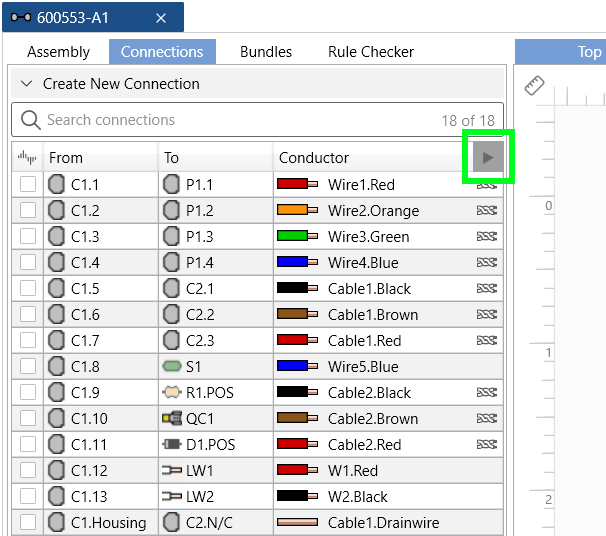 Expand Connection Details