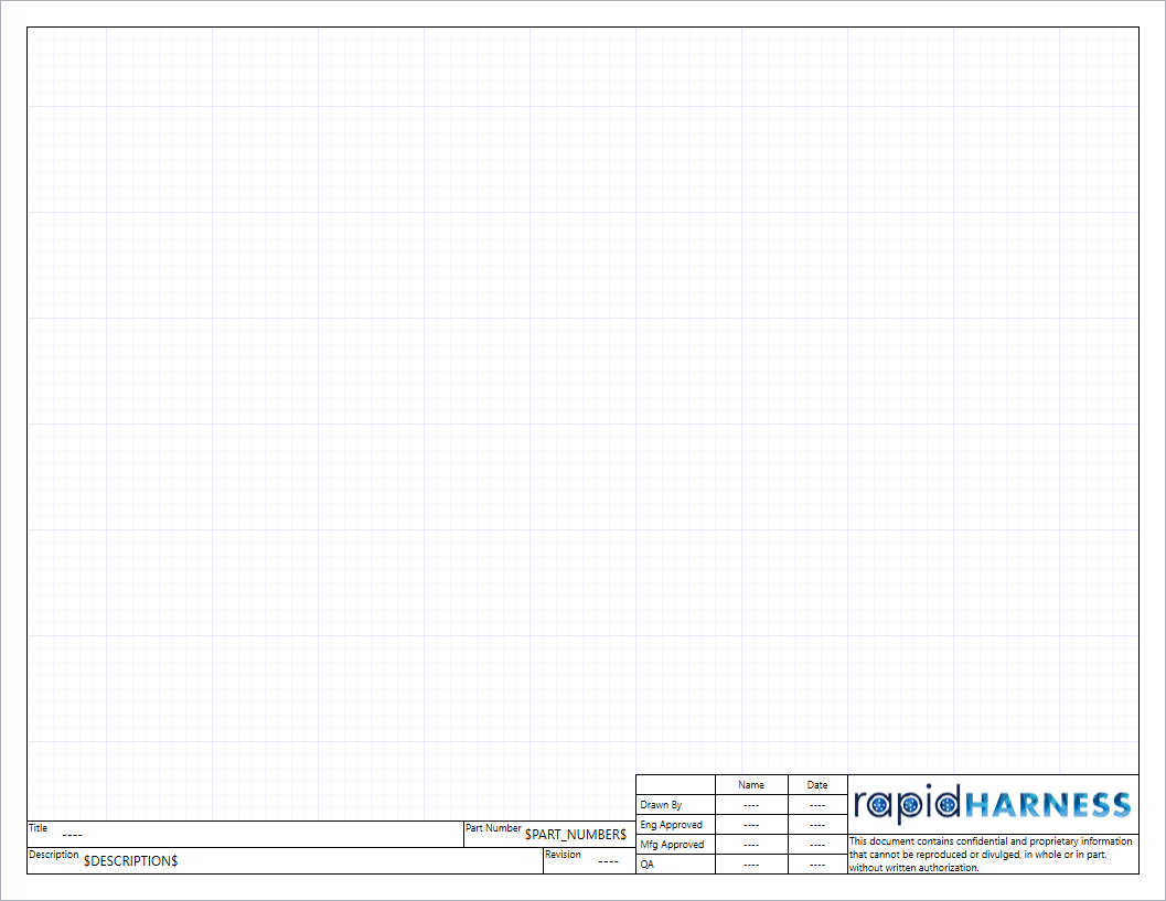 Harness Drawing Rev Examples RapidHarness | Wiring Harness Software